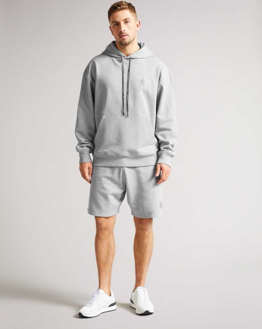 Ted Baker Bryant Active Jersey Shorts Grey-Marl | 54392-GCZM