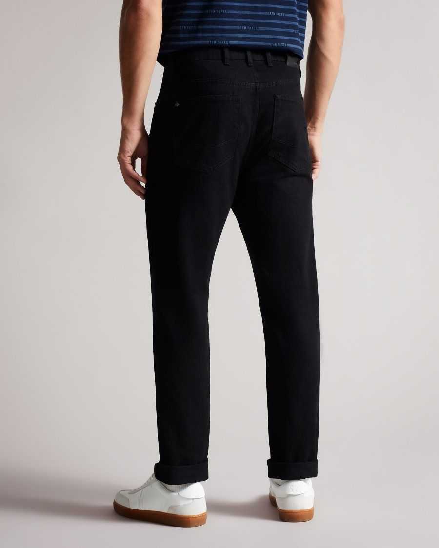 Ted Baker Camdun Slim Leg Denim Jeans Black | 98072-IXEG