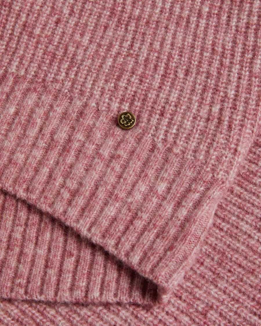 Ted Baker Cchloe High Neck Sweater Pale Pink | 59146-JFTL