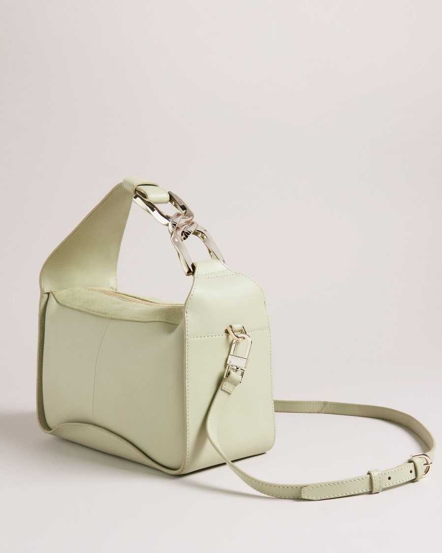 Ted Baker Cheriyl Chain Detail Crossbody Bag Green | 40785-CXUW