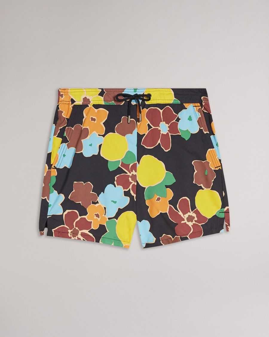 Ted Baker Chiswel Large Floral Swim Shorts Multicoloured | 53046-XEFJ