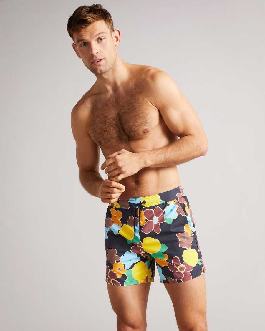 Ted Baker Chiswel Large Floral Swim Shorts Multicoloured | 53046-XEFJ