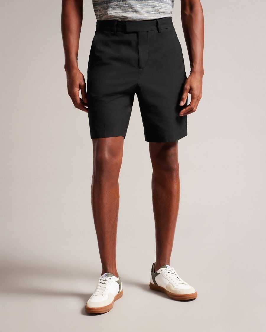 Ted Baker Cleeves Bermuda Shorts Black | 81946-KEOG