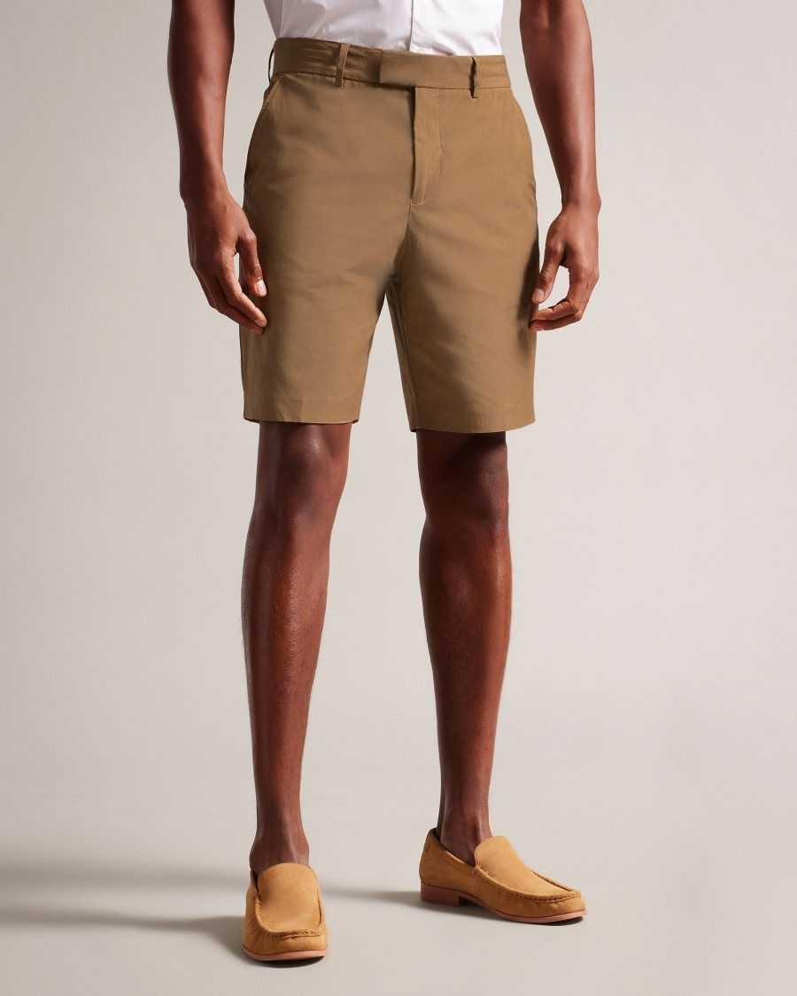 Ted Baker Cleeves Bermuda Shorts Stone | 67409-FHTL