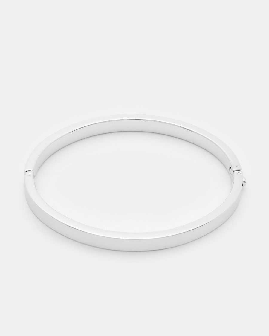 Ted Baker Clemina Hinged Bangle Silver Colour | 84250-QWDR