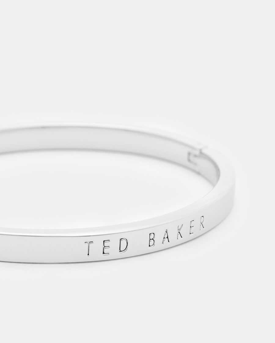 Ted Baker Clemina Hinged Bangle Silver Colour | 84250-QWDR