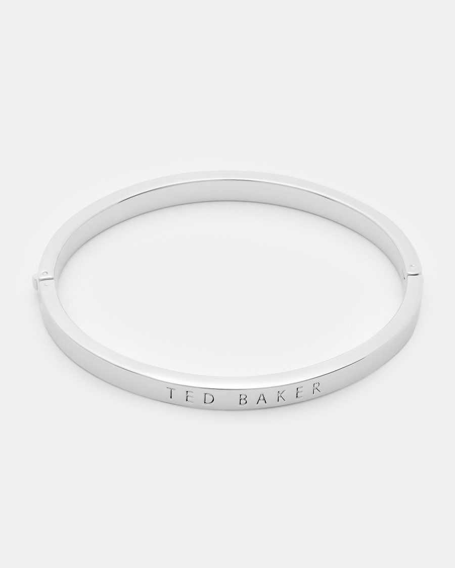 Ted Baker Clemina Hinged Bangle Silver Colour | 84250-QWDR