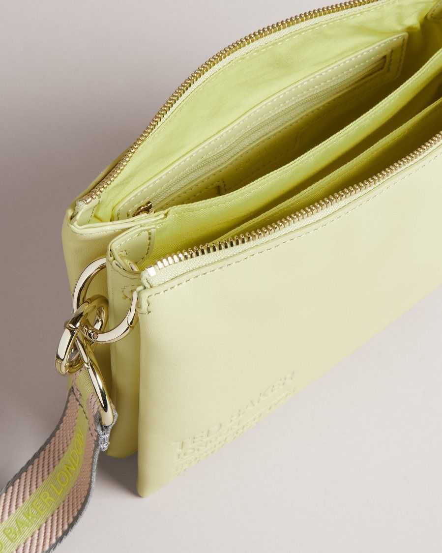 Ted Baker Darceyy Branded Webbing Crossbody Bag Pale Green | 51239-DIXQ