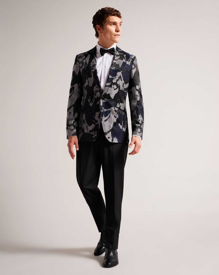 Ted Baker Diegan Single Breasted Evening Jacket Black | 01735-TYLX