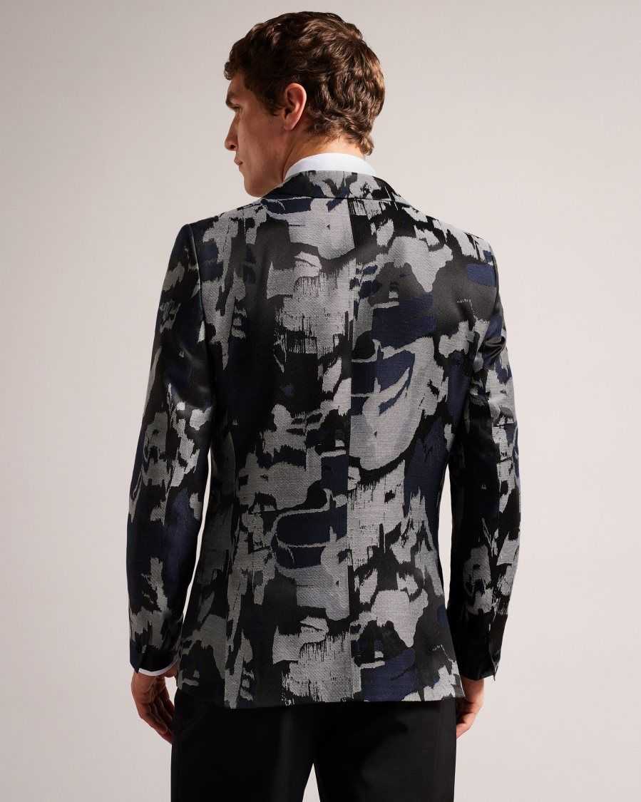 Ted Baker Diegan Single Breasted Evening Jacket Black | 01735-TYLX