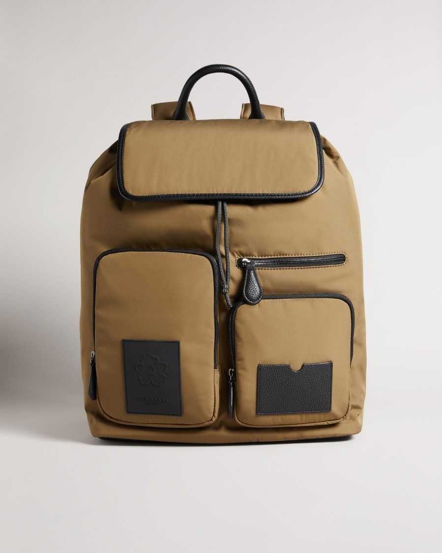 Ted Baker Disrict Modular Backpack Tan | 25689-QCEH