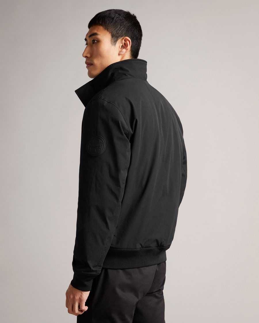 Ted Baker Dryton Wadded Bomber Jacket Black | 50132-ZFOC