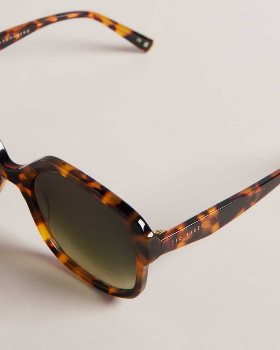 Ted Baker Eeloise Square Tortoiseshell Sunglasses Tortoiseshell | 59427-TKME