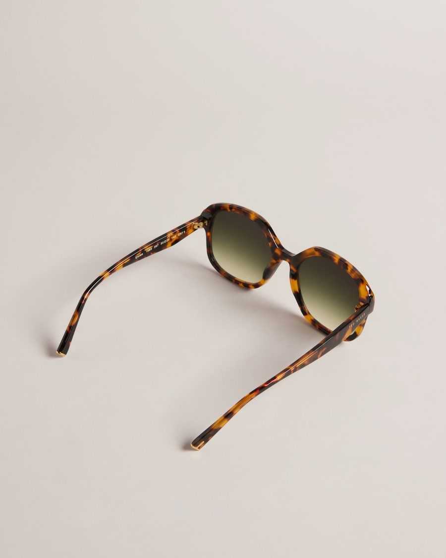 Ted Baker Eeloise Square Tortoiseshell Sunglasses Tortoiseshell | 59427-TKME