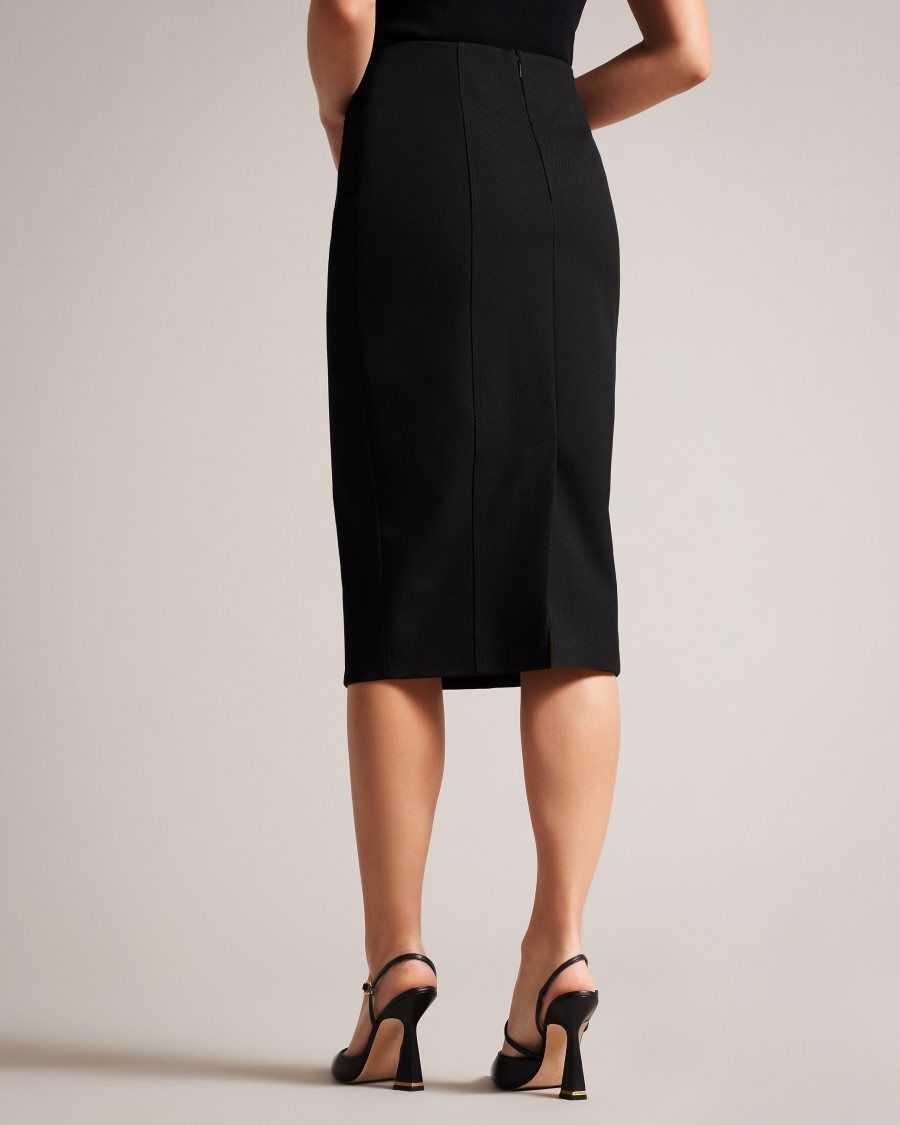 Ted Baker Eliziah Pencil Skirt Black | 31927-HDJW