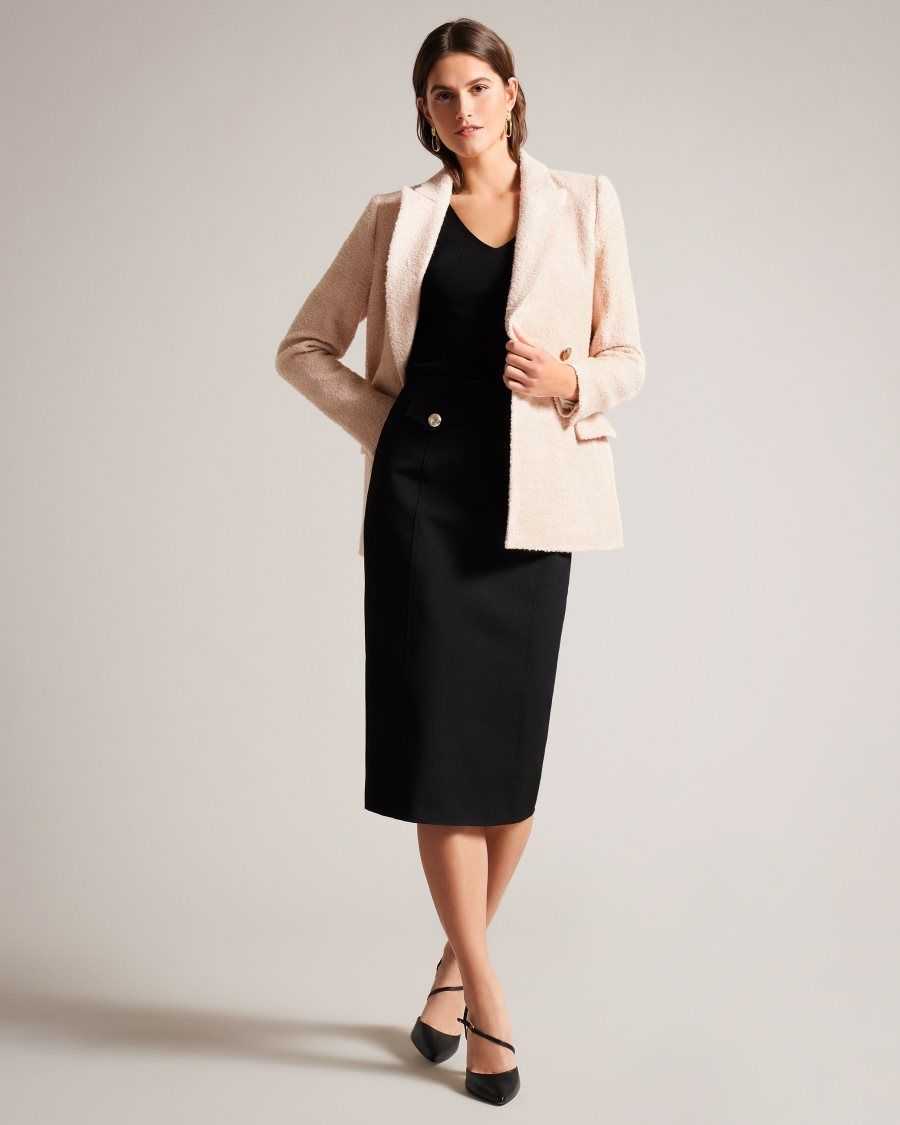 Ted Baker Eliziah Pencil Skirt Black | 31927-HDJW