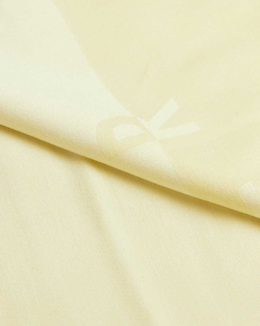 Ted Baker Esteli Ted Baker Logo Long Scarf Light Yellow | 81670-YVRS