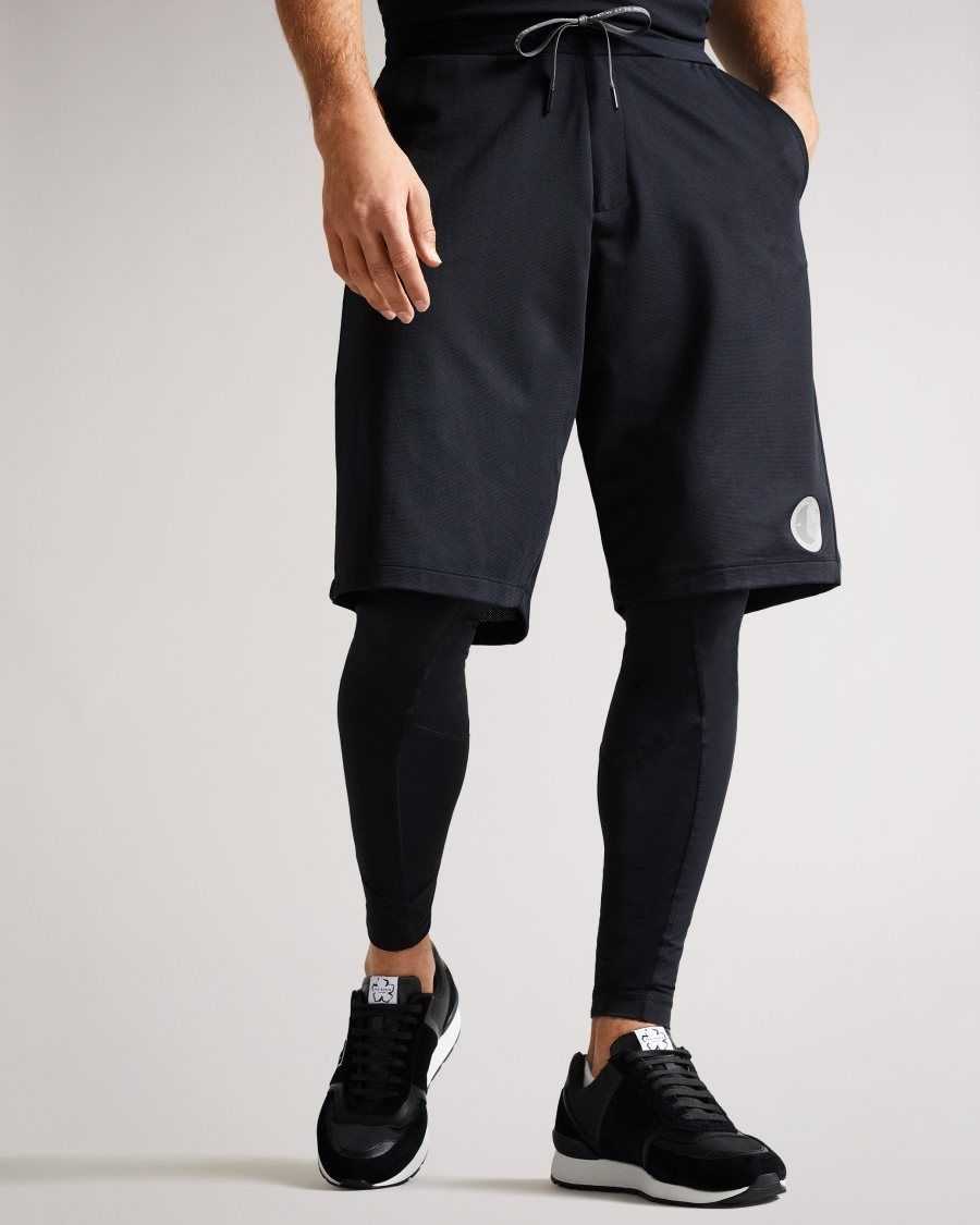 Ted Baker Fhilips Active Quick Dry Shorts Black | 96712-XSPI