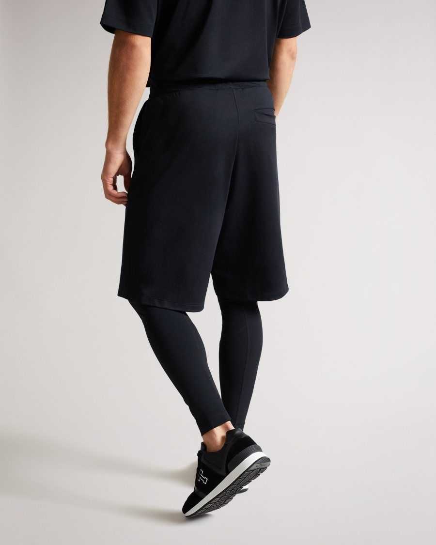 Ted Baker Fhilips Active Quick Dry Shorts Black | 96712-XSPI