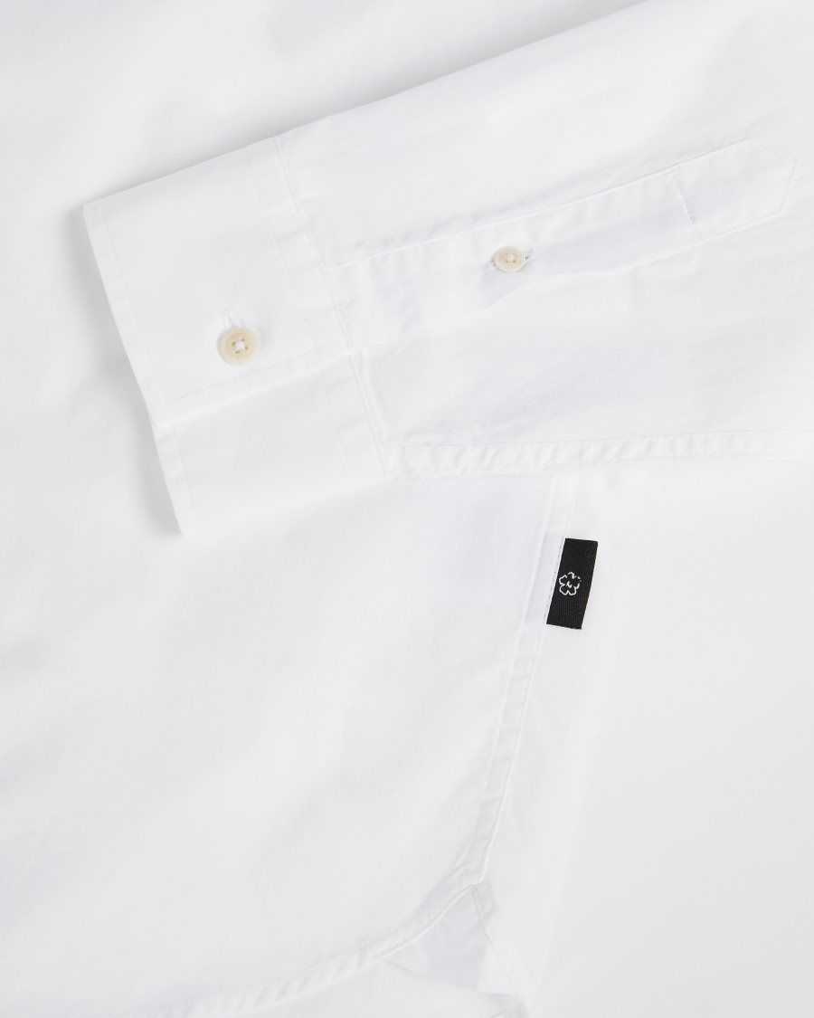 Ted Baker Fonik Poplin Shirt White | 32056-NIMC