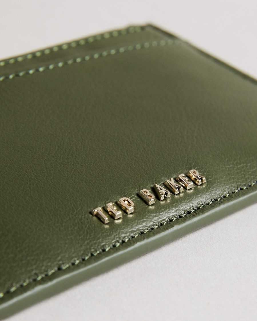 Ted Baker Garcia Zip Card Holder Dark Green | 85320-TINH