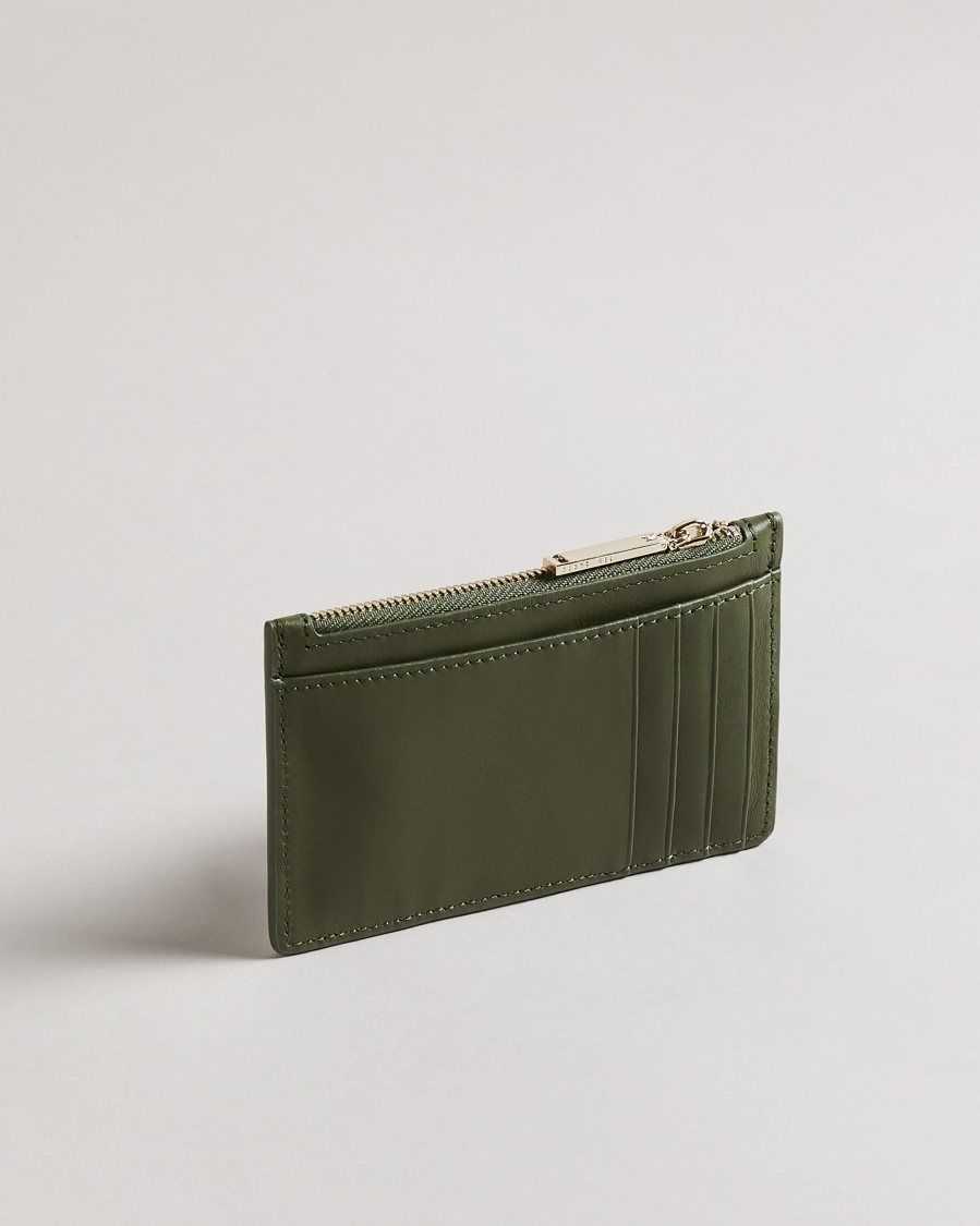 Ted Baker Garcia Zip Card Holder Dark Green | 85320-TINH