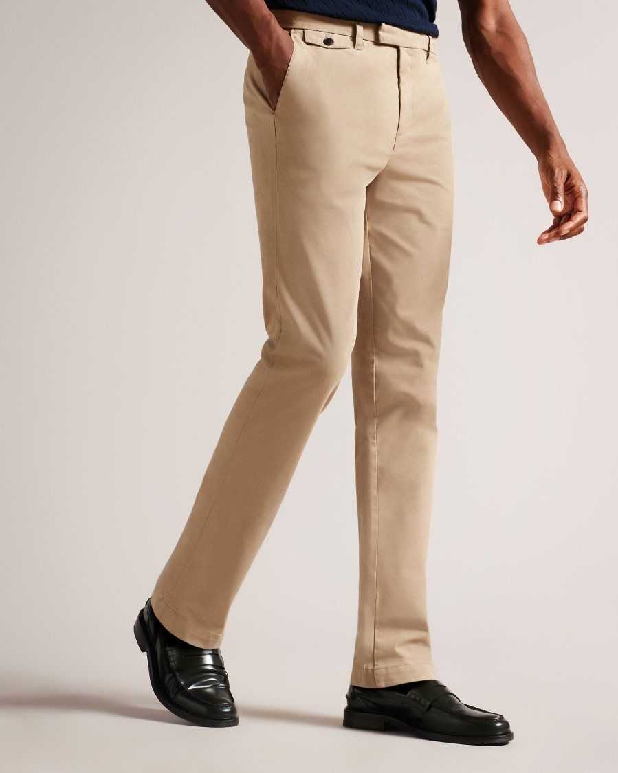 Ted Baker Genay Slim Chinos Stone | 87642-UXOI