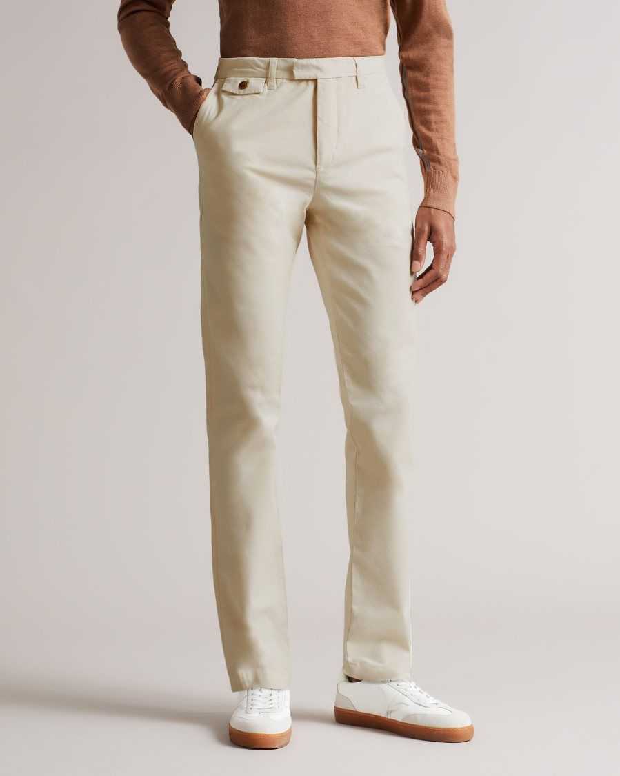 Ted Baker Genay Slim Chinos White | 85497-QBNF