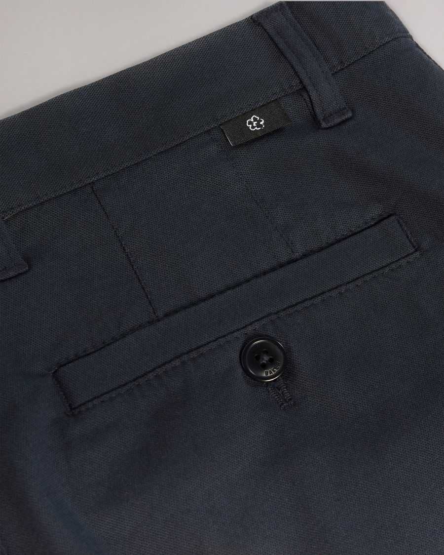 Ted Baker Genbee Casual Relaxed Chinos Navy | 83264-PUOT