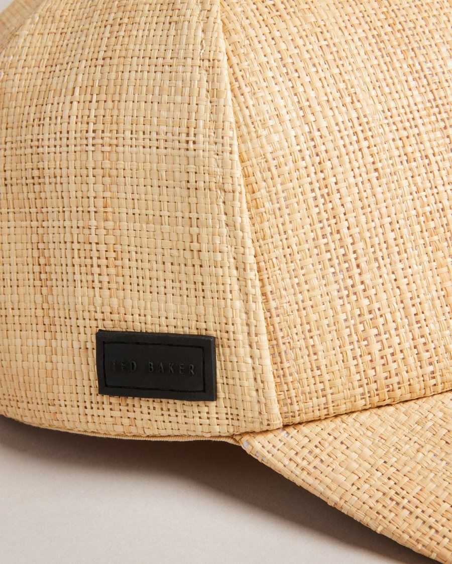 Ted Baker Harpp Woven Raffia Cap Natural | 42738-HYBN