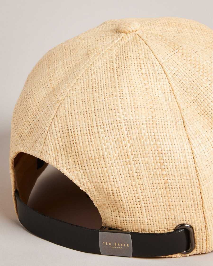 Ted Baker Harpp Woven Raffia Cap Natural | 42738-HYBN