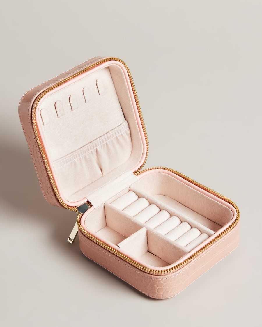 Ted Baker Hazelli Jewellery Case Pale Pink | 37528-QMJR