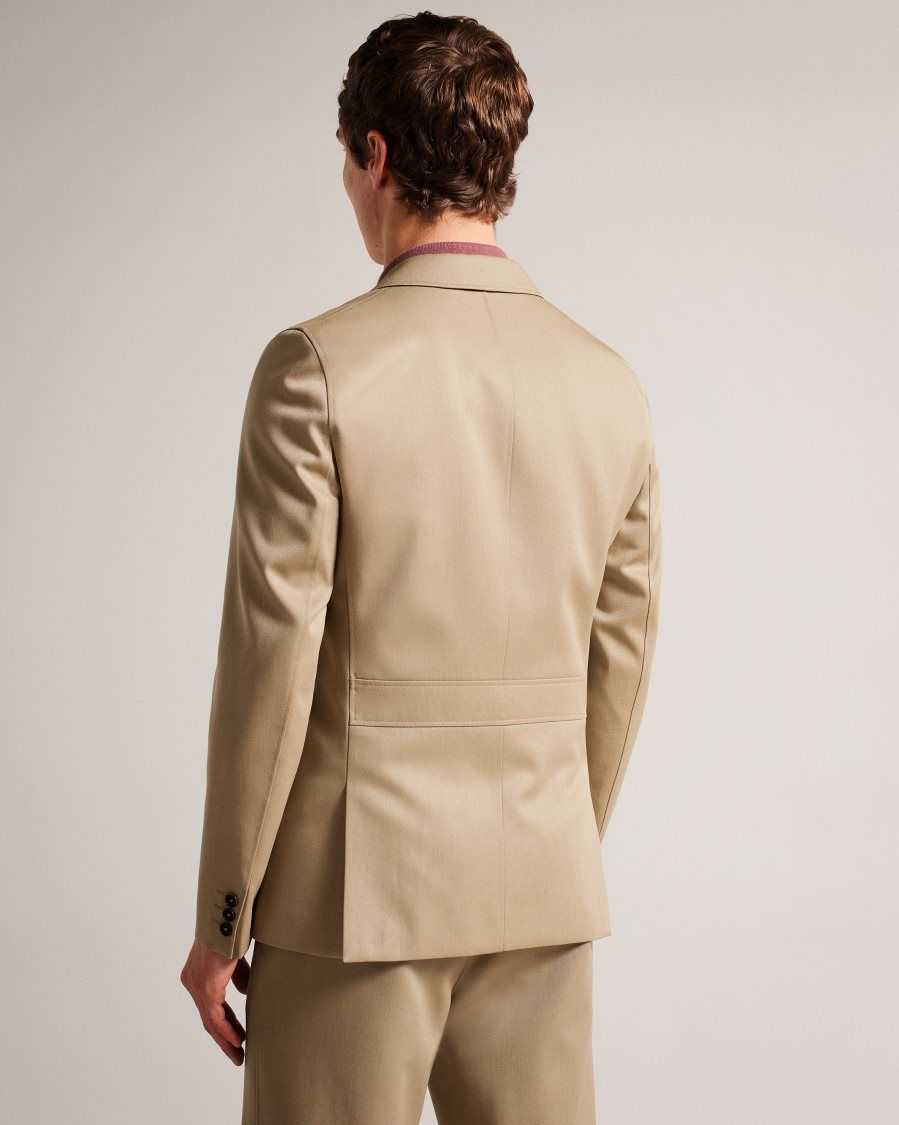 Ted Baker Heddonj Single Breasted Jacket Natural | 03257-GADL