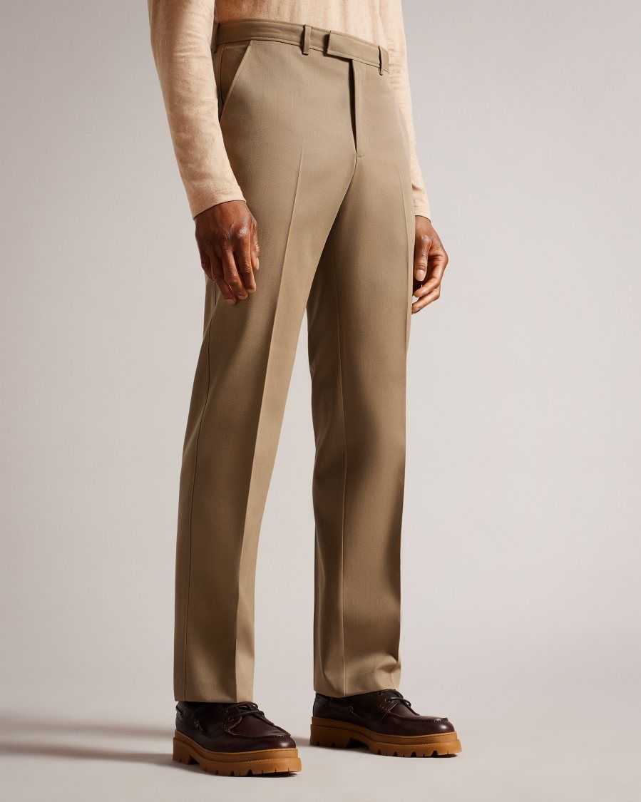 Ted Baker Heddont Leyden Fit Trousers Natural | 48562-PLNJ