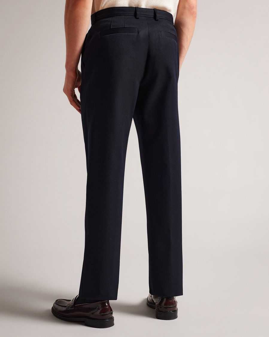 Ted Baker Heddont Leyden Fit Trousers Navy | 21340-TRLE