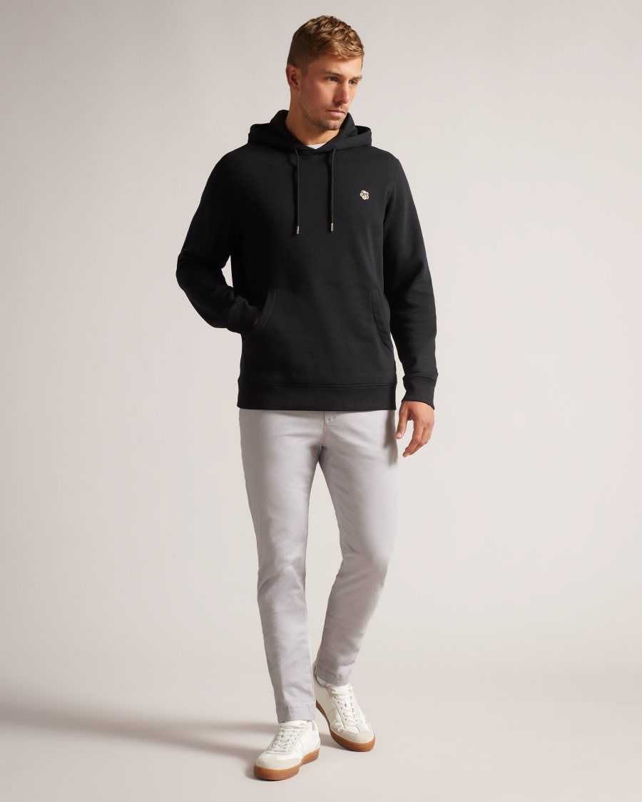 Ted Baker Hendon Hooded Sweatshirt Black | 91305-VXPY