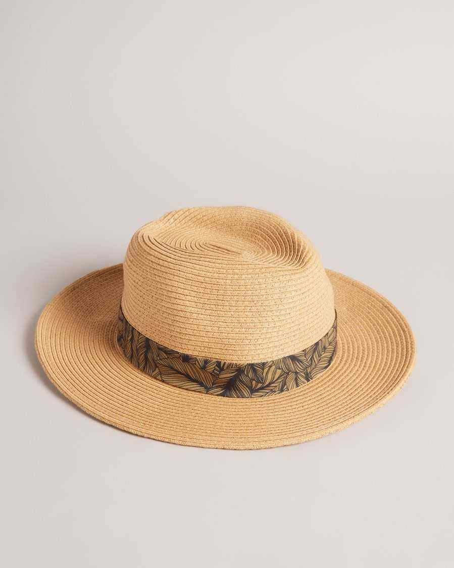 Ted Baker Hurrca Straw Hat Natural | 91645-ZYIU