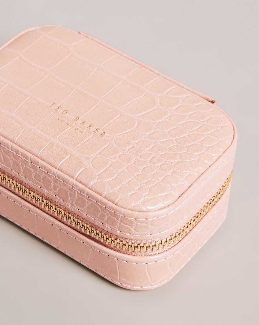 Ted Baker Ivee Mini Jewellery Case Pale Pink | 89436-APKW