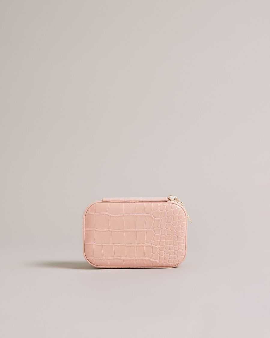 Ted Baker Ivee Mini Jewellery Case Pale Pink | 89436-APKW