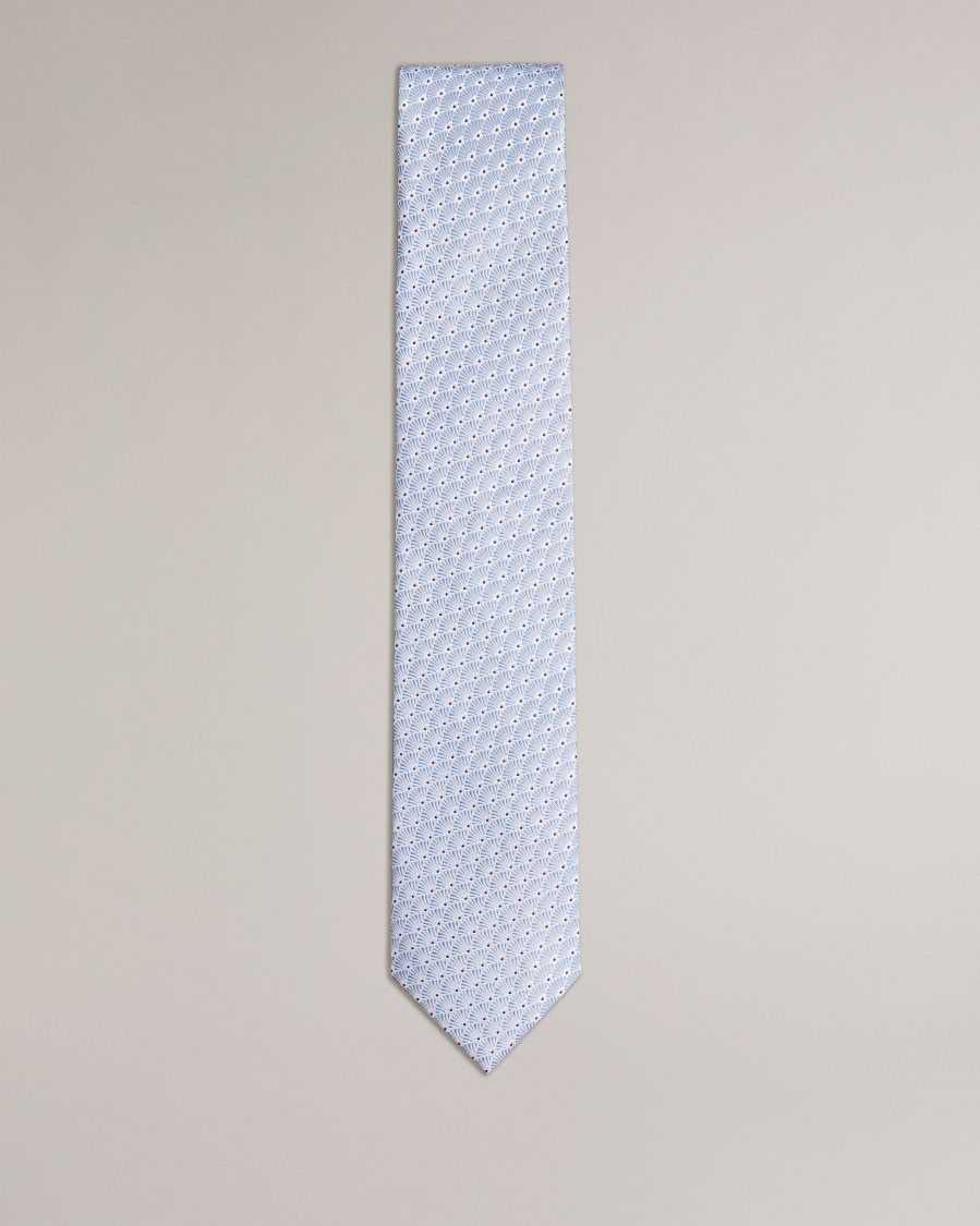 Ted Baker Jaques Mini Fan Jacquard Tie Blue | 27614-EJCG