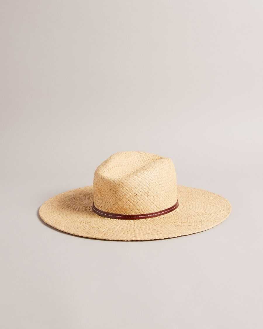 Ted Baker Jenahh Straw Hat Natural | 14395-UMZH