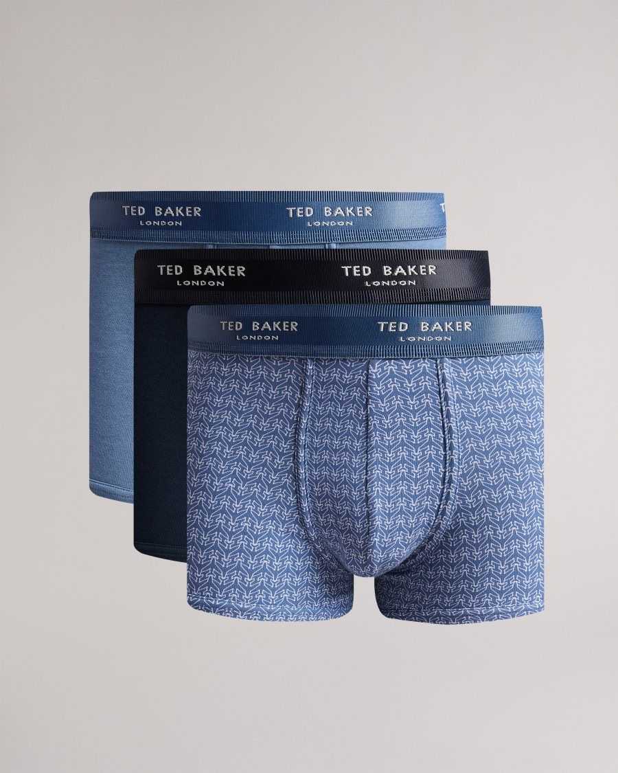 Ted Baker Kais 3 Pack Assorted Trunks Assorted | 01253-MFCJ