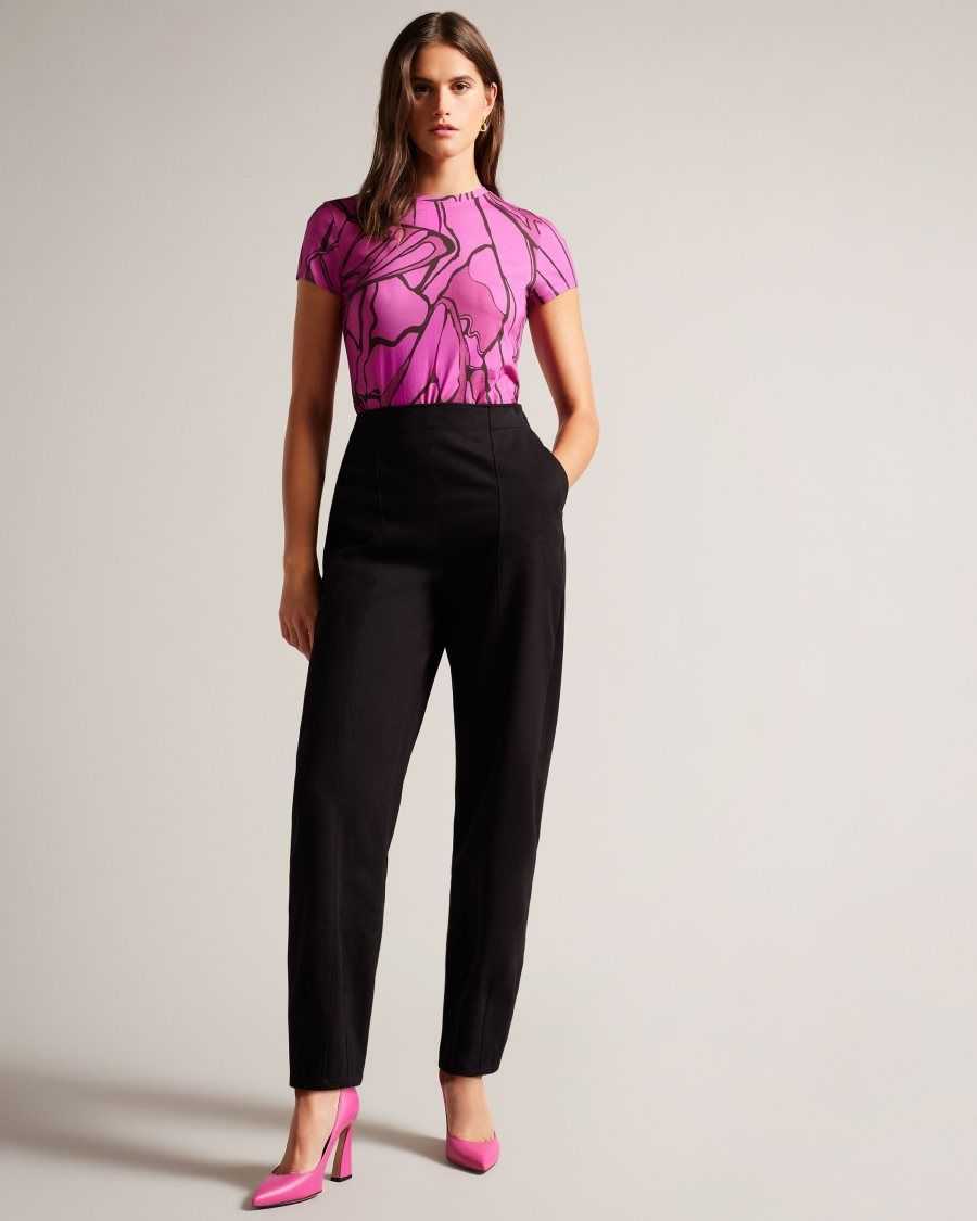 Ted Baker Kcarlia Fitted T-Shirt Bright Pink | 12530-LCAN