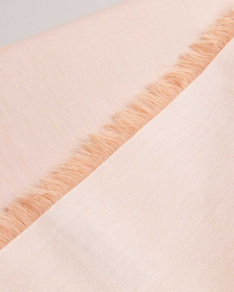 Ted Baker Kemila Magnolia Large Square Scarf Natural | 92310-FBKG