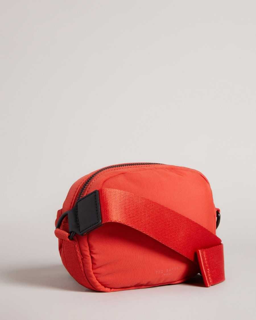 Ted Baker Lasha Gathered Mini Cross Body Bag Coral | 02174-PNOG