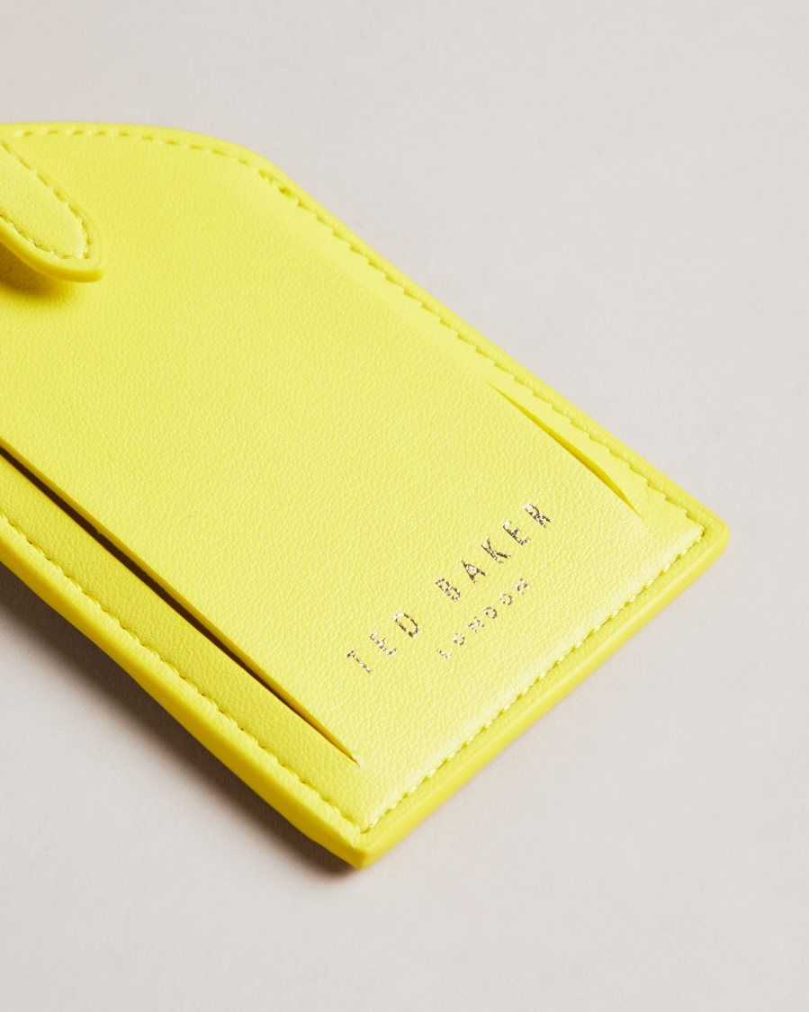 Ted Baker Leemon Lemon Luggage Tag Light Yellow | 26314-NXSJ