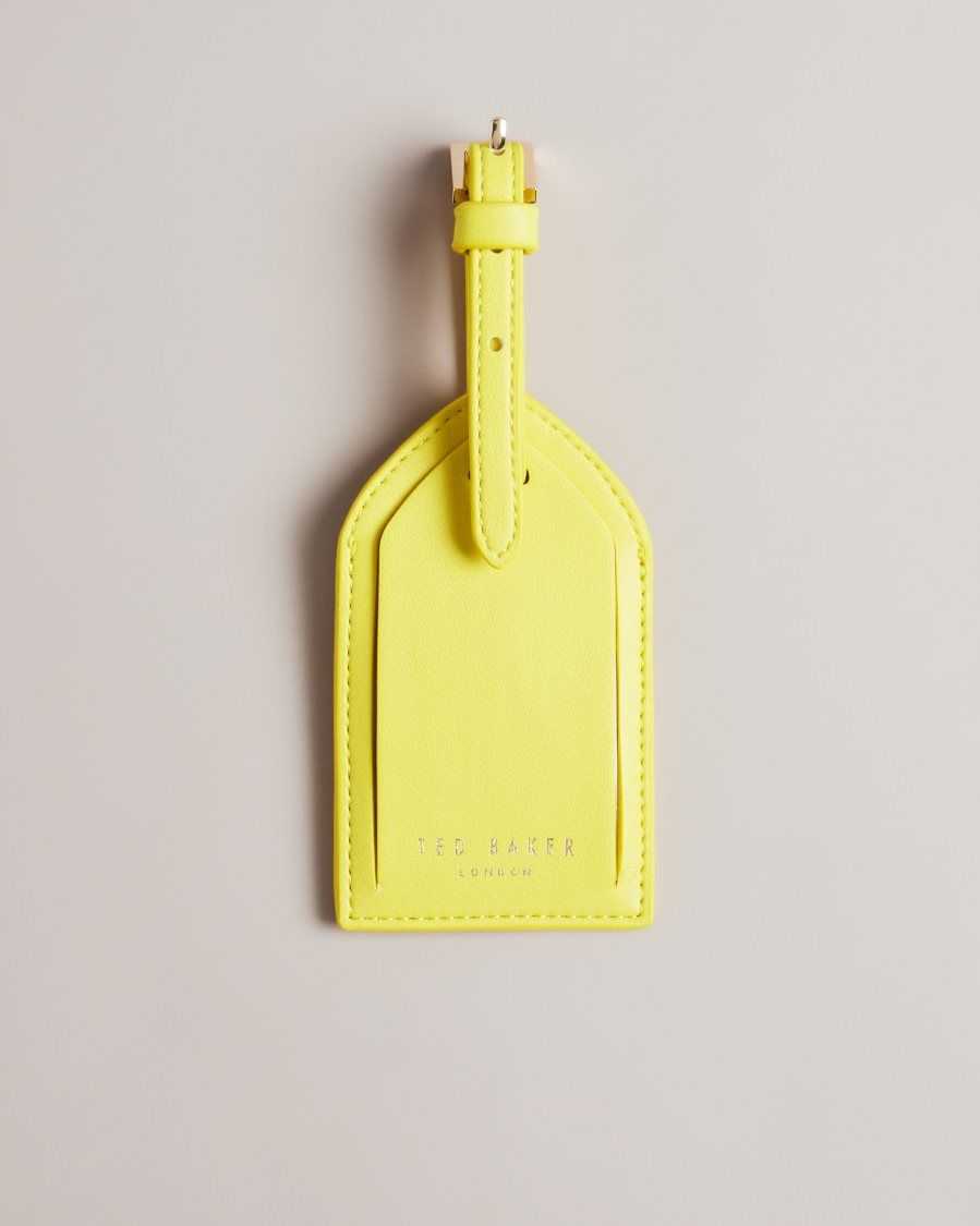 Ted Baker Leemon Lemon Luggage Tag Light Yellow | 26314-NXSJ