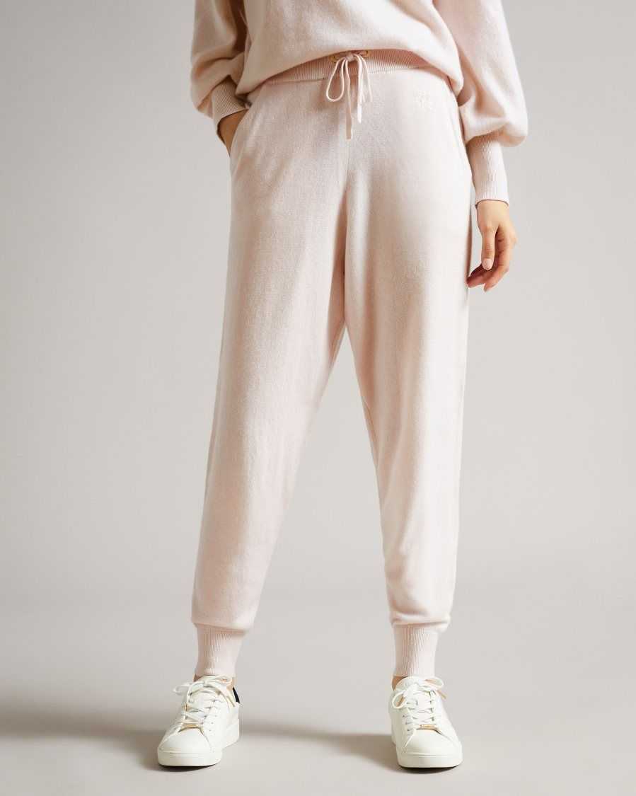 Ted Baker Leine Organic Cashmere Jogger Light Pink | 95674-PHSA