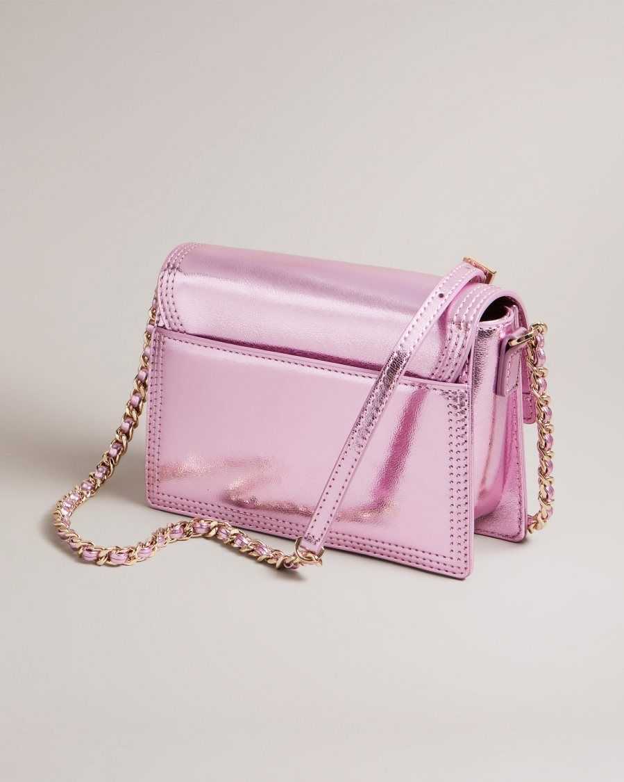 Ted Baker Libbe Leather Crossbody Bag Pink | 75643-NWXK