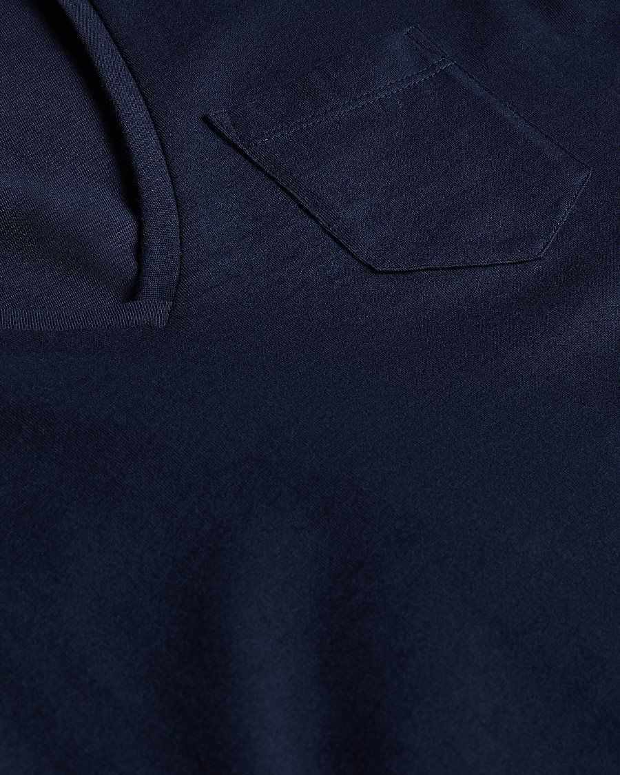 Ted Baker Lovage Easy Fit V Neck T Shirt Navy | 20376-YKQU